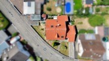 Drohnenaufnahmen Solides, teils modernisiertes Zweifamilienhaus in gesuchter, ruhiger Lage von M�nster
