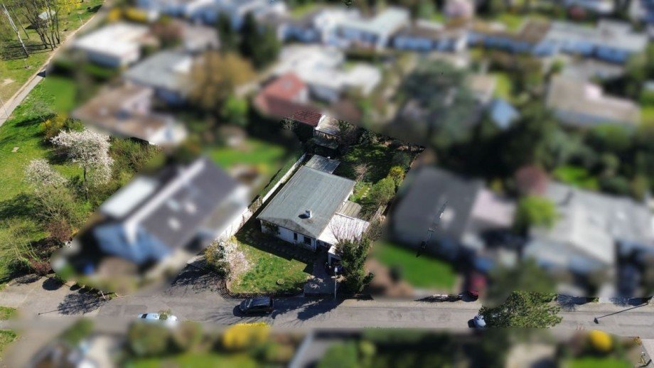 Drohnenaufnahme Bungalow Langen