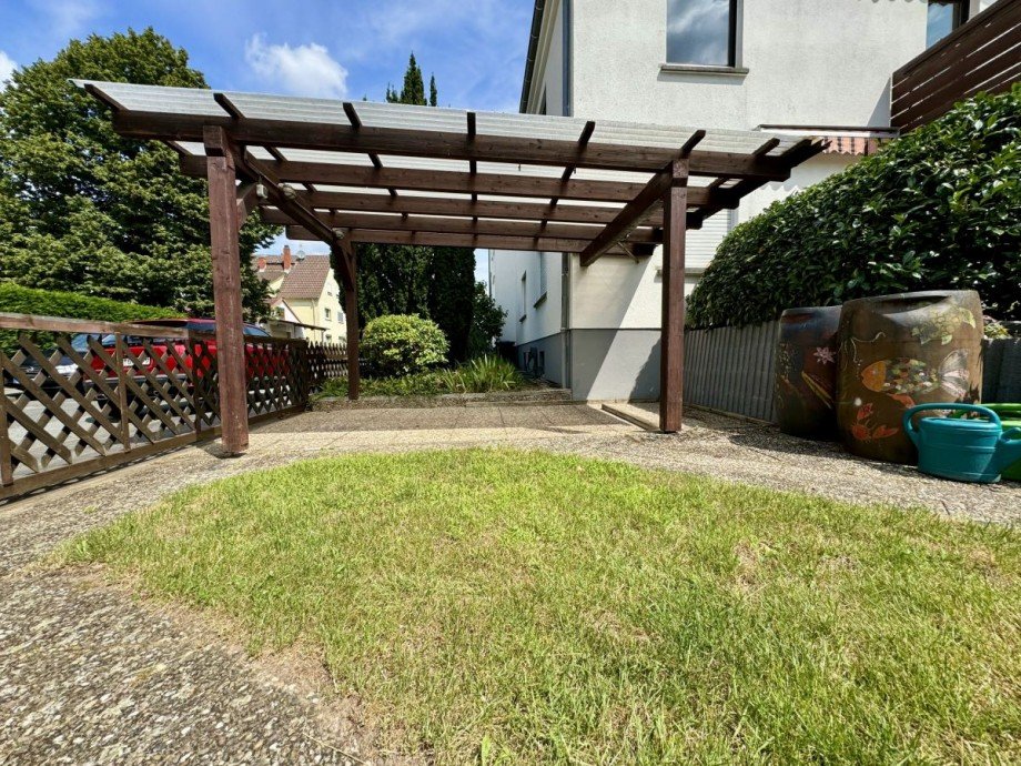 Carport Doppelhaush�lfte Egelsbach