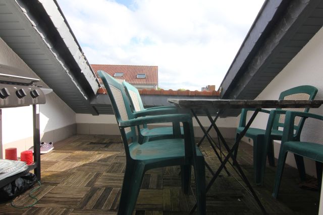 Balkon Dachgeschosswohnung Langen