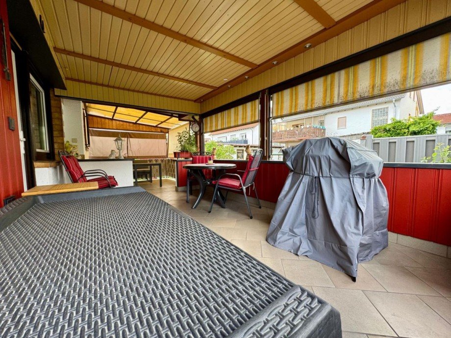 �berdachter Balkon Haus M�nster