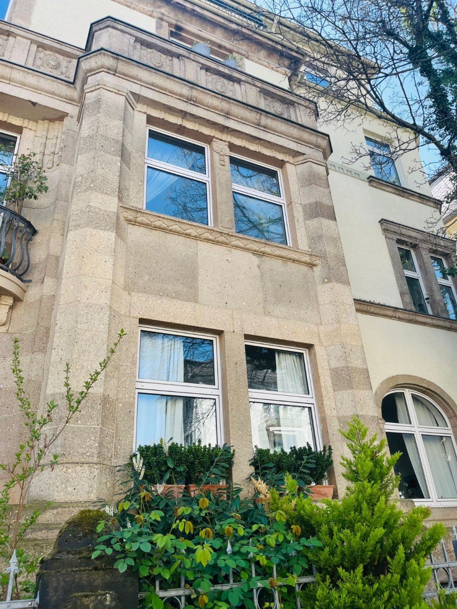 Au�enansicht Mehrfamilienhaus Frankfurt