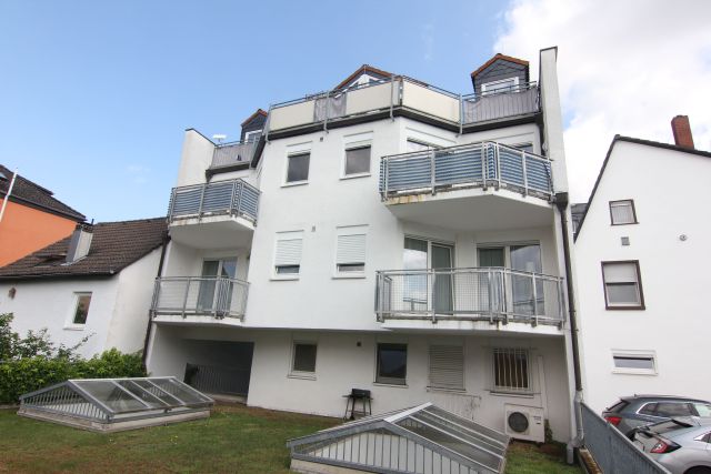 R�ckansicht Etagenwohnung Langen