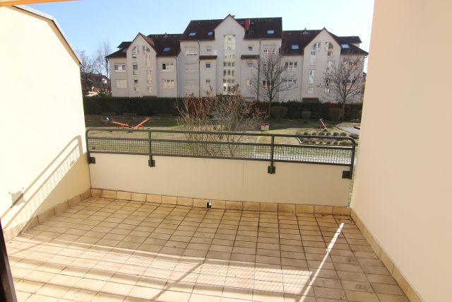 Balkon Erdgeschosswohnung Langen
