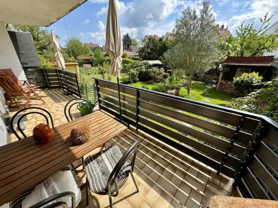 Balkon EG Zweifamilienhaus Egelsbach
