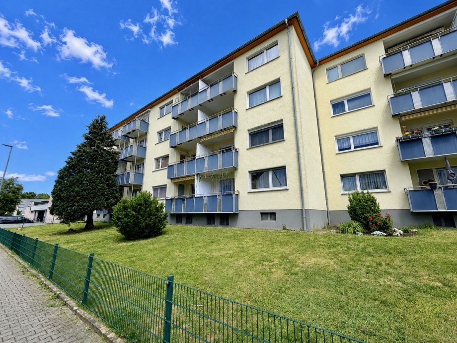 R�ckansicht Etagenwohnung Dreieich