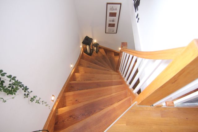 Holztreppe Einfamilienhaus Langen
