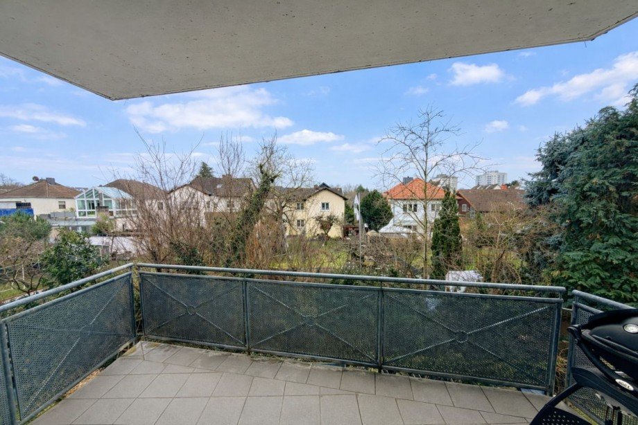 Blick vom Balkon Wohnung Langen