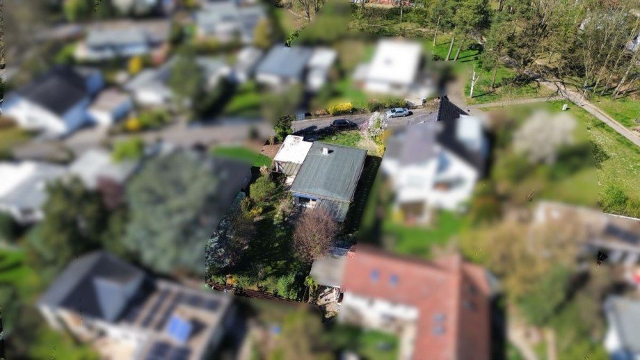 Drohnenaufnahme Bungalow Langen