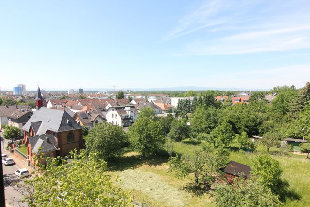 Blick aus dem Schlafzimmer Maisonettewohnung Langen