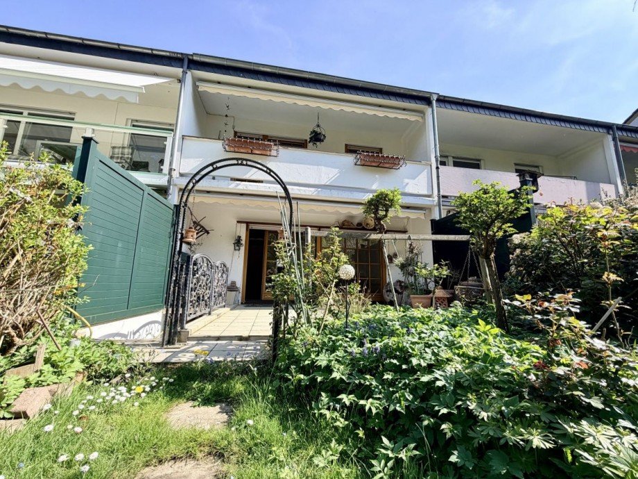 R�ckansicht Reihenmittelhaus Heusenstamm