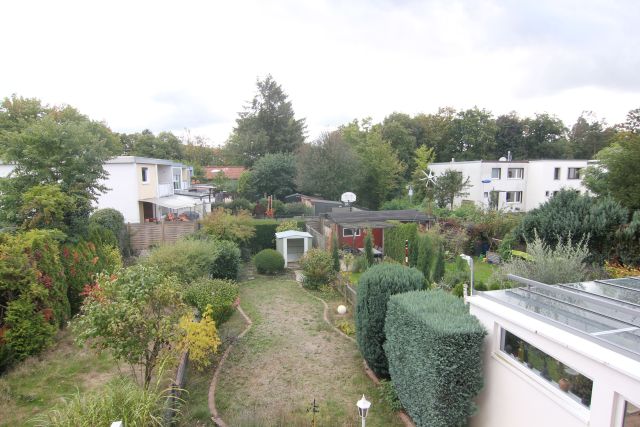 Blick aus dem Schlafzimmer Reihenmittelhaus Langen