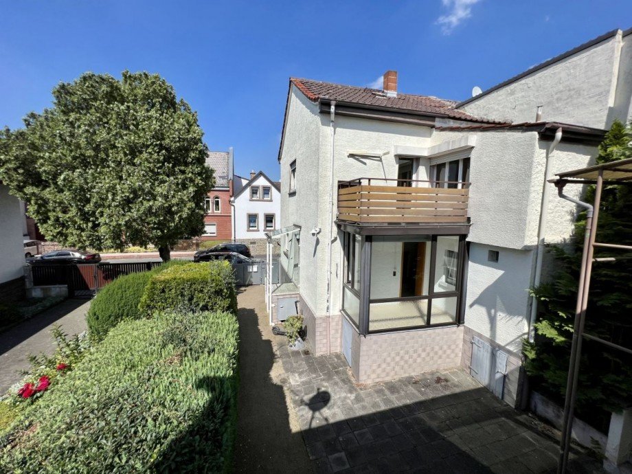 R�ckansicht Einfamilienhaus Egelsbach
