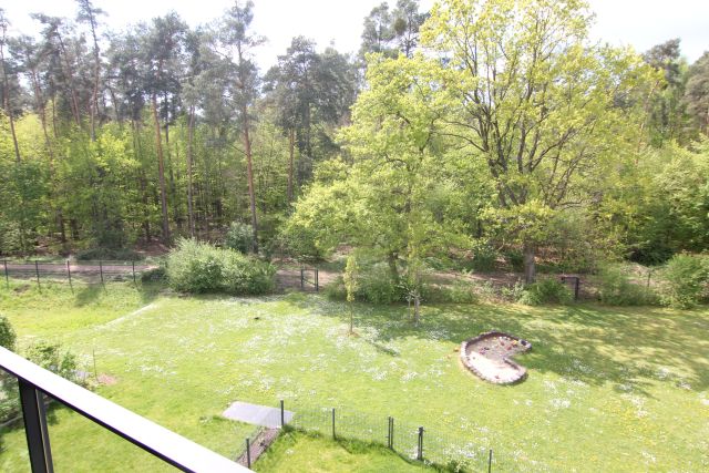 Blick von der Loggia Etagenwohnung Langen