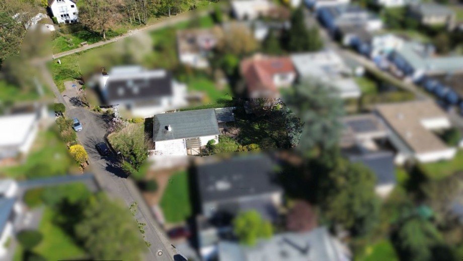 Drohnenaufnahme Bungalow Langen