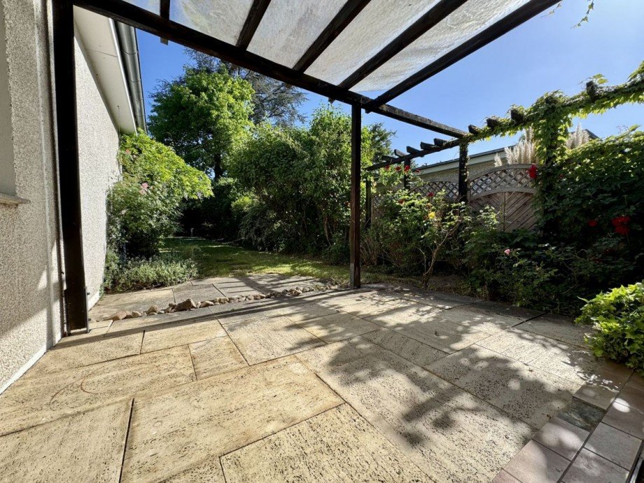 zweite Terrasse b Bungalow Langen